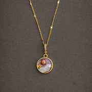 handmade baroque pearl pendant (including pearl chain)