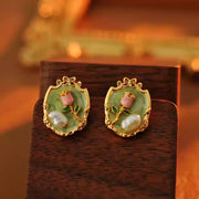monet garden series (Including necklace, earrings, ring and bracelet)