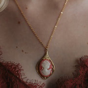 heart print pendants