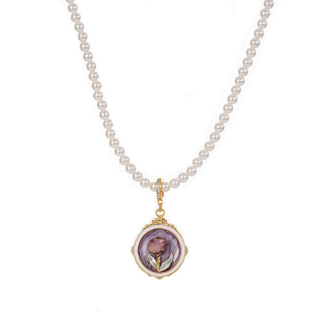 handmade baroque pearl pendant