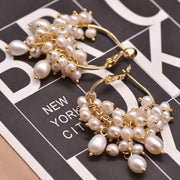 Natural Pearl Summer Earrings