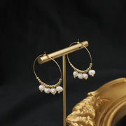Natural Pearl Summer Earrings