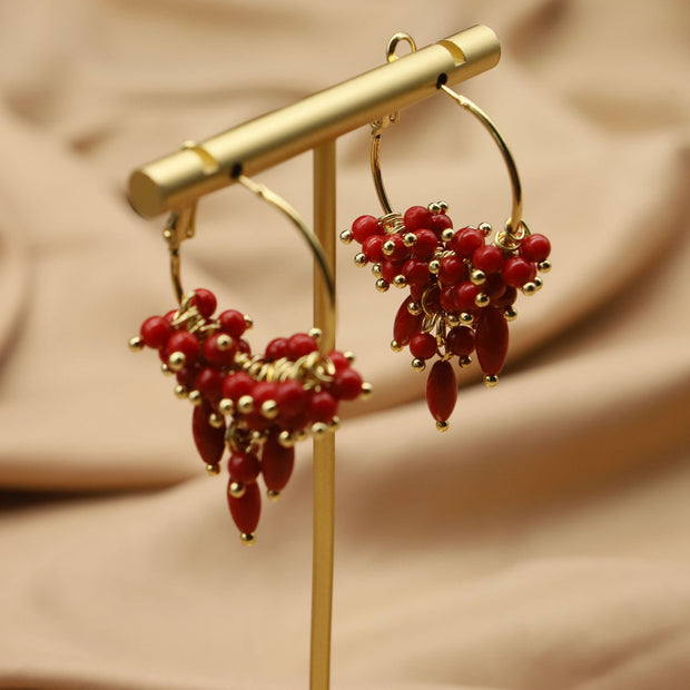 Natural Pearl Summer Earrings