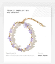 Amethyst Crushed Stone Baroque Natural Pearl Necklace