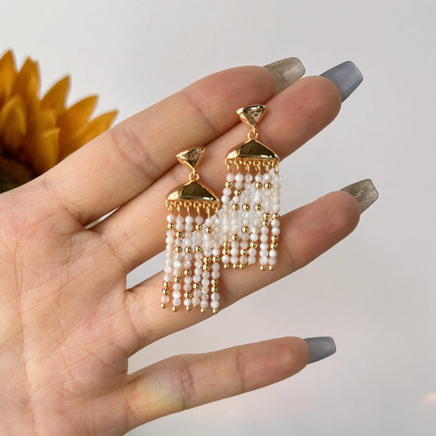 sterling silver shell earrings