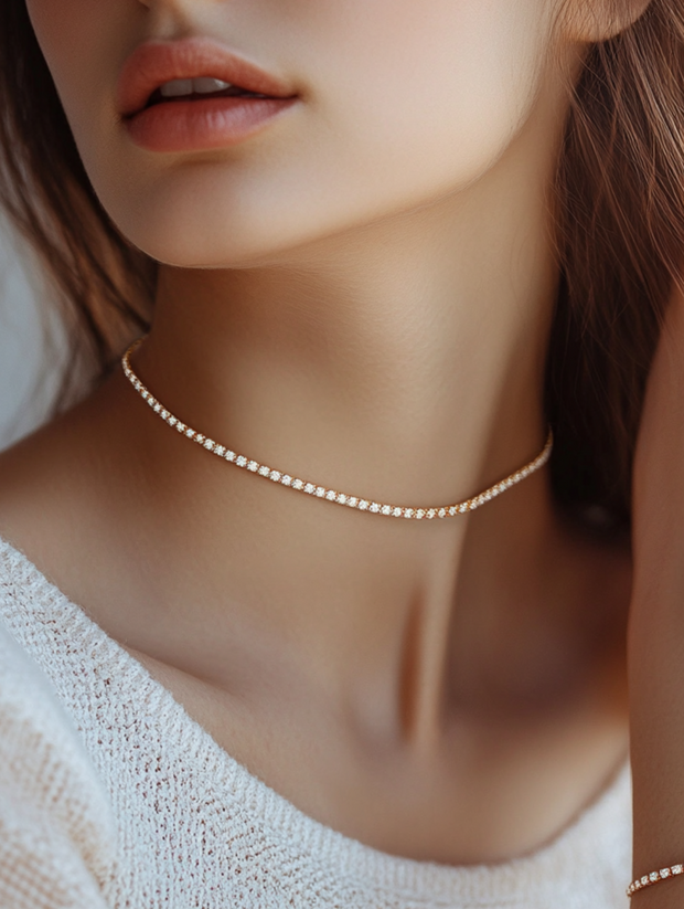 Classic Tennis Necklace