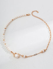 silver pearl necklace